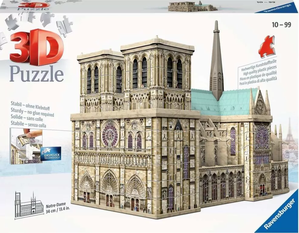 Puzzle 324 3D Katedra Notre Dame - tantis.pl