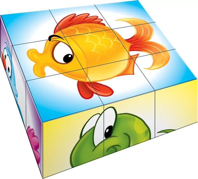 Klocki 9 elementowe. Mix - tantis.pl