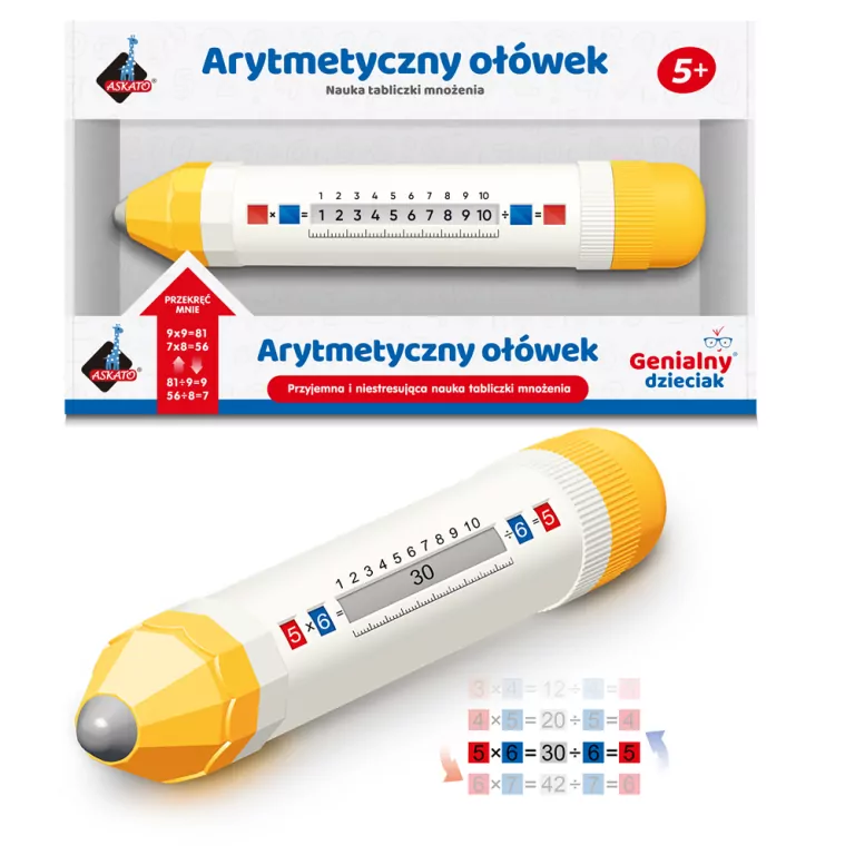 Arytmetyczny ołówek - nauka mnożenia - tantis.pl