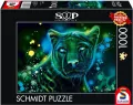 Puzzle 1000 Sheena Pike Zielono-niebieska pantera - tantis.pl