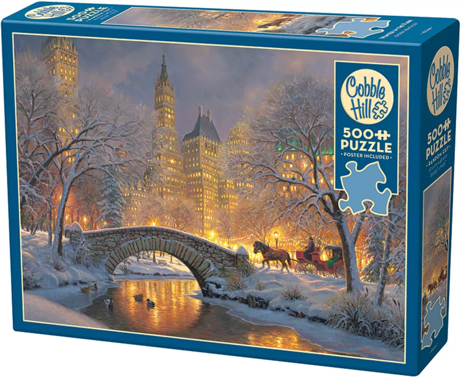 Puzzle 500 Zima w parku G3 - tantis.pl