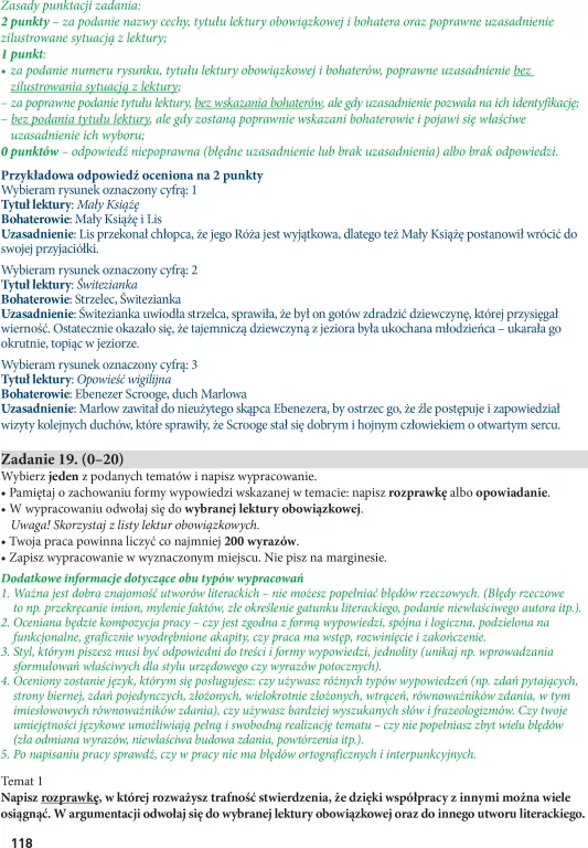 Arkusze egzaminacyjne J. polski dla 8-klasisty - tantis.pl