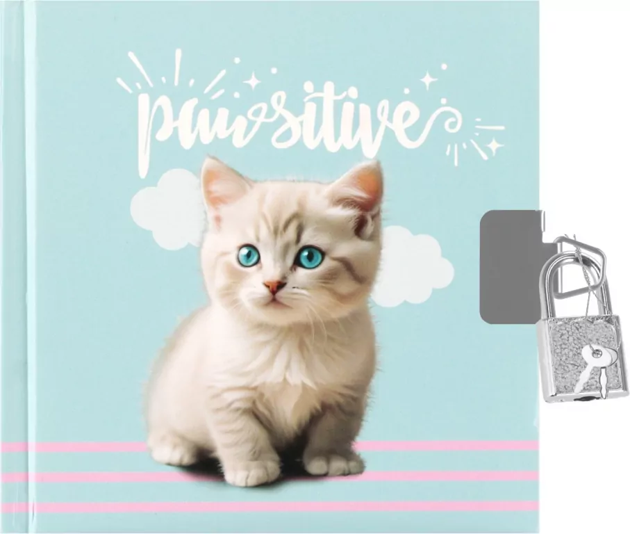 Pamiętnik na kłódkę Cuties Kitty - tantis.pl