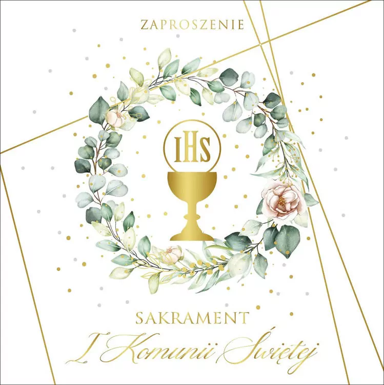 Zaproszenie komunia - tantis.pl
