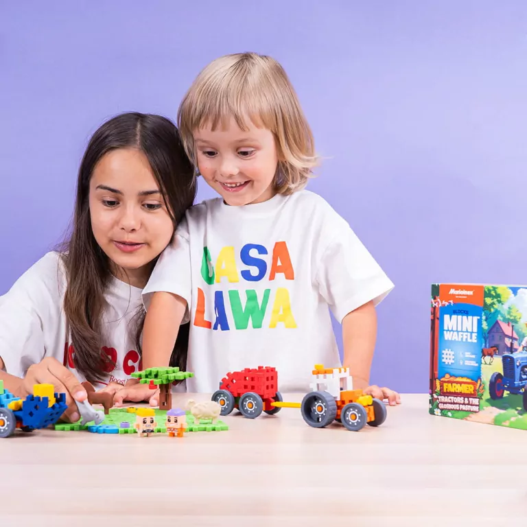 Mini Waffle - Farmer - Traktory i wypasiona łąka - tantis.pl