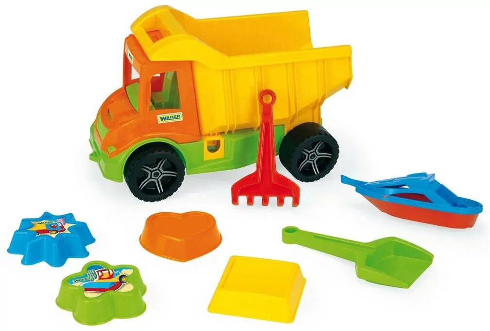 Multi Truck. Wywrotka z zestawem do piasku. Wader - tantis.pl