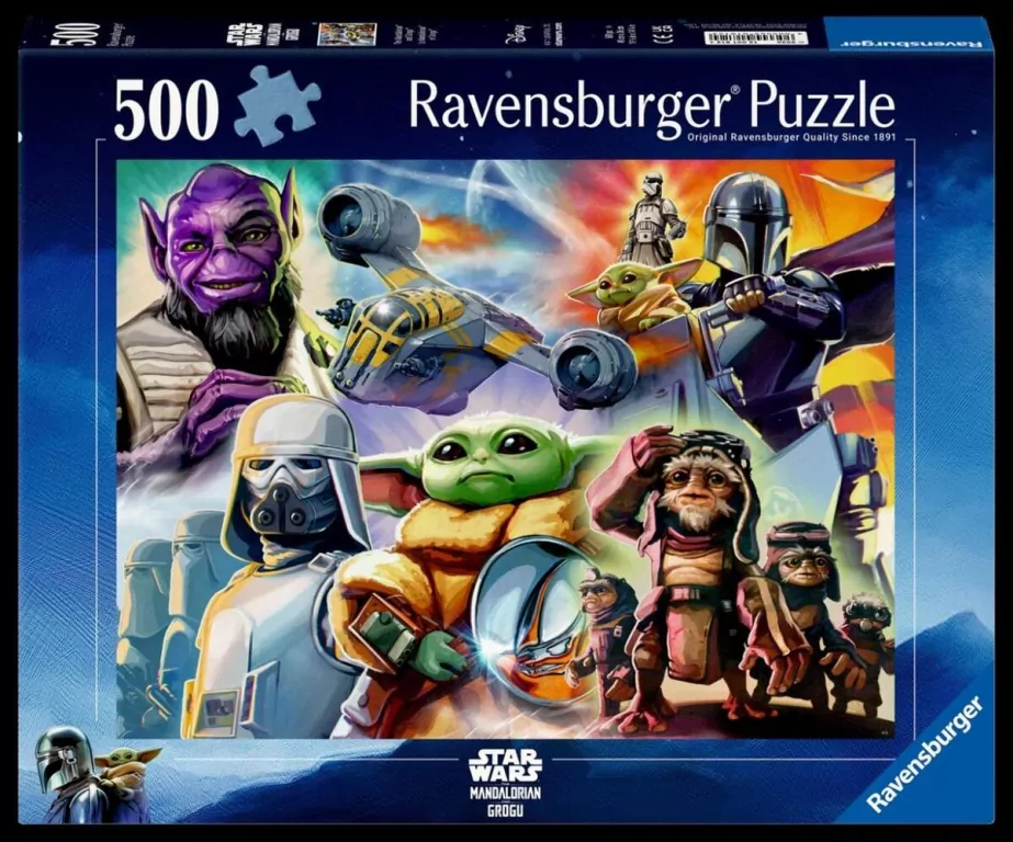 Puzzle 500 The Mandalorian and Grogu - tantis.pl