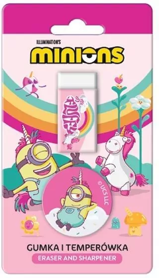 Gumka + temperówka Minionki - tantis.pl