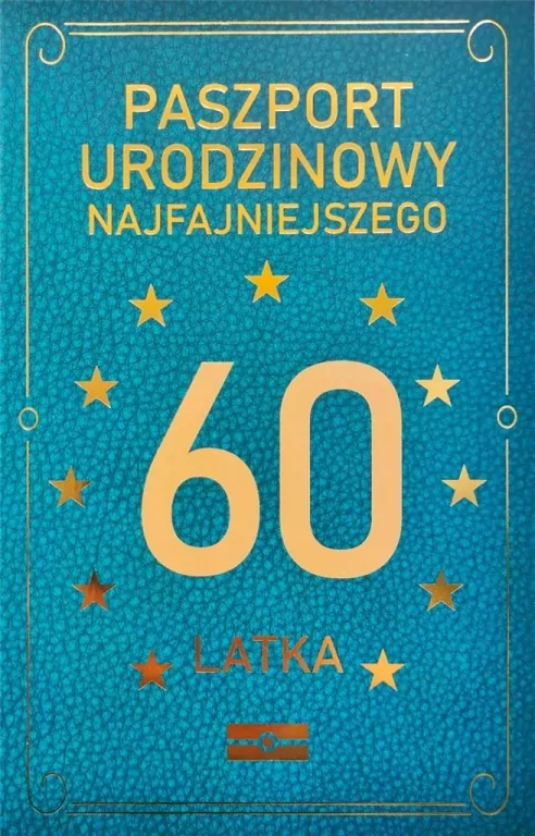 Karnet okolicznościowy. Urodziny 60. YEKU - tantis.pl