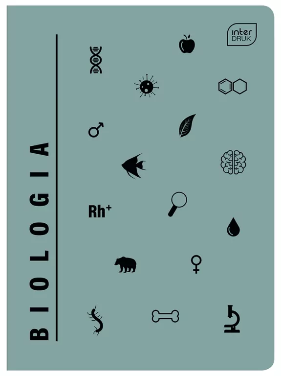 Zeszyt A5 60k kratka Biologia. 1 sztuka - tantis.pl