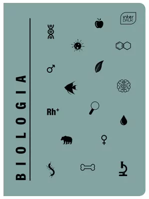 Zeszyt A5 60k kratka Biologia. 1 sztuka