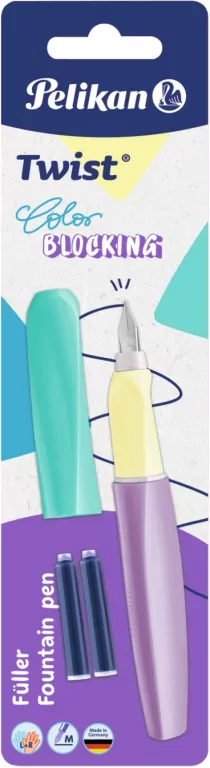 Pióro wieczne Twist Color Blocking pastel + naboje - tantis.pl
