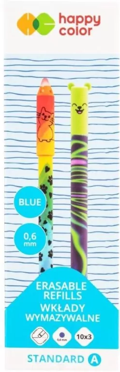 Wkłady wymazywalne niebieskie 0,6mm 3szt - tantis.pl