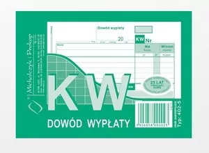 KW dowód wypłaty 402-5 - tantis.pl
