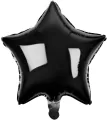 Balon foliowy Gwiazda czarna 48cm - tantis.pl