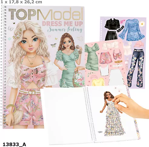 Zestaw Dress Me Up Big Top Model Summer Feeling 13833A - tantis.pl