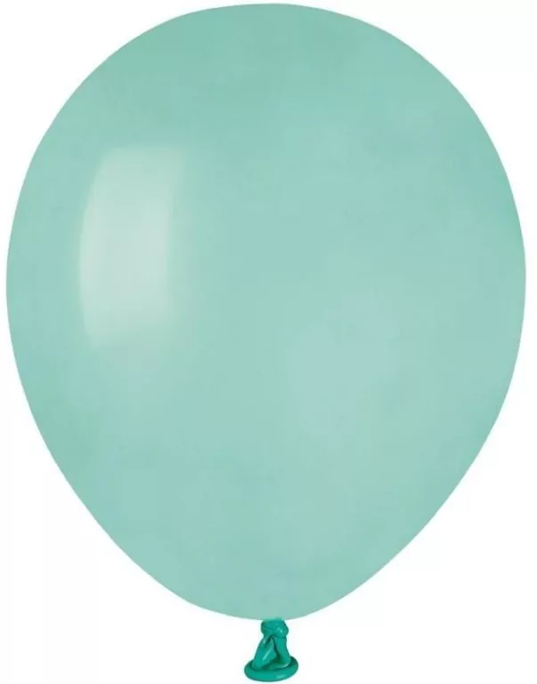 Balony pastel miętowe Tiffany 13cm 100szt - tantis.pl