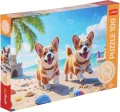 Puzzle 100 Corgi Rodzina Treflików TREFL - tantis.pl