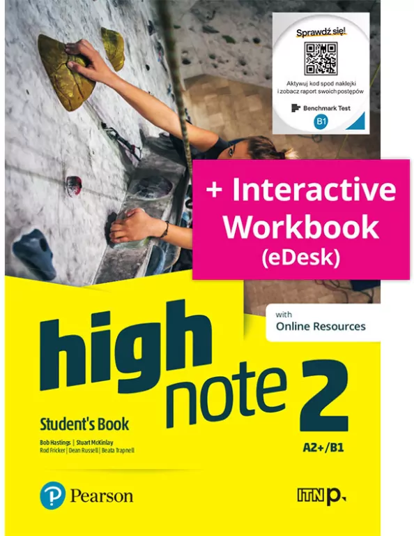 High Note 2. Student's Book (Podręcznik) + Kod Digital Resources + eBook. Poziom A2+/B1. Język angielski - tantis.pl