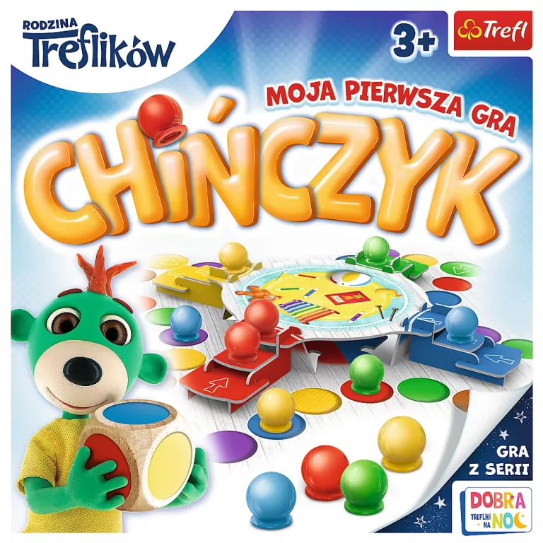 Chińczyk. Moja pierwsza gra Trefliki - tantis.pl