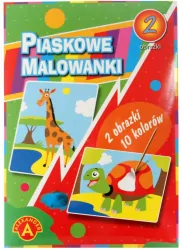 Piaskowe malowanki. 2 obrazki 10 kolorów