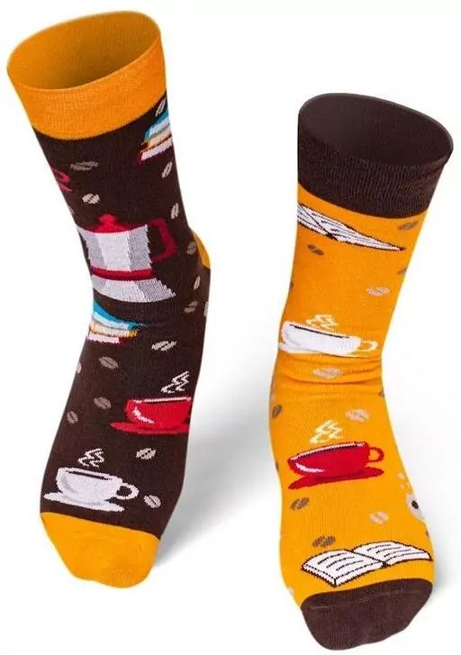 Skarpety: Książki i kawa 43-46 - tantis.pl