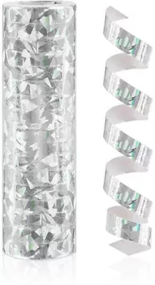 Serpentyna holograficzna 4m. Srebrna