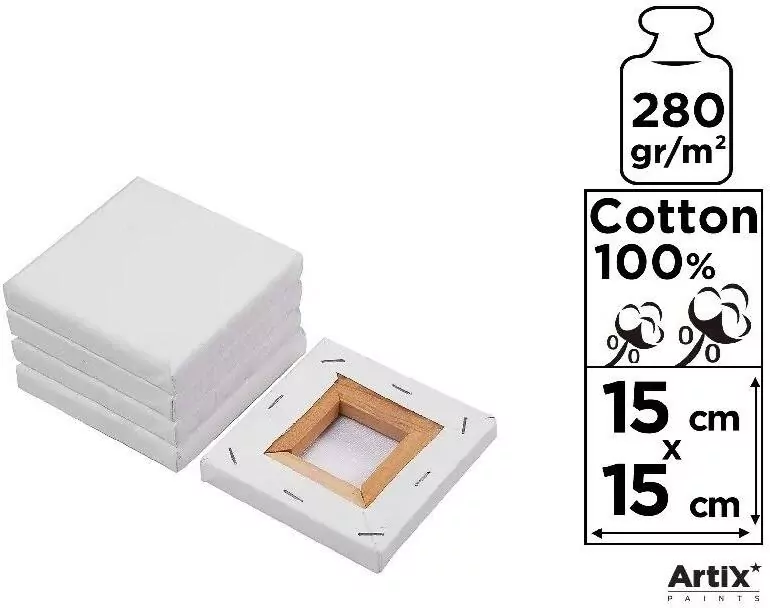 Podobrazie mini 15x15cm 280g/m2 - tantis.pl