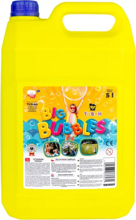 Płyn do baniek mydlanych 5 l - tantis.pl