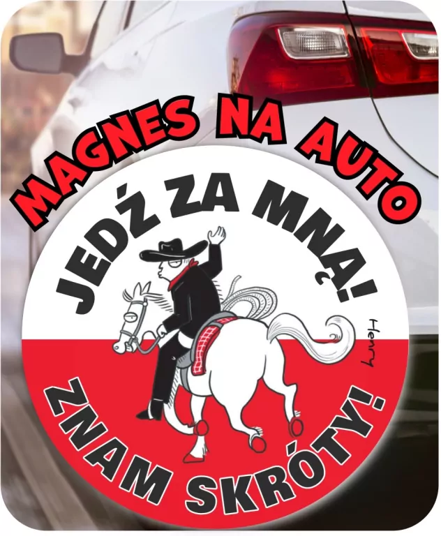 Magnes na auto SKRÓTY - tantis.pl
