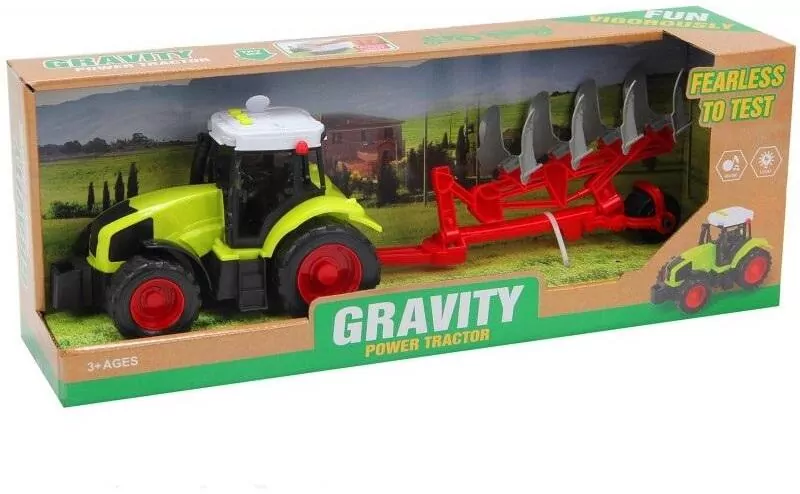 Traktor z przyczepą i dźwiękiem - tantis.pl