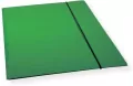 Teczka A4 z gumką lakier zielona 300gsm - tantis.pl