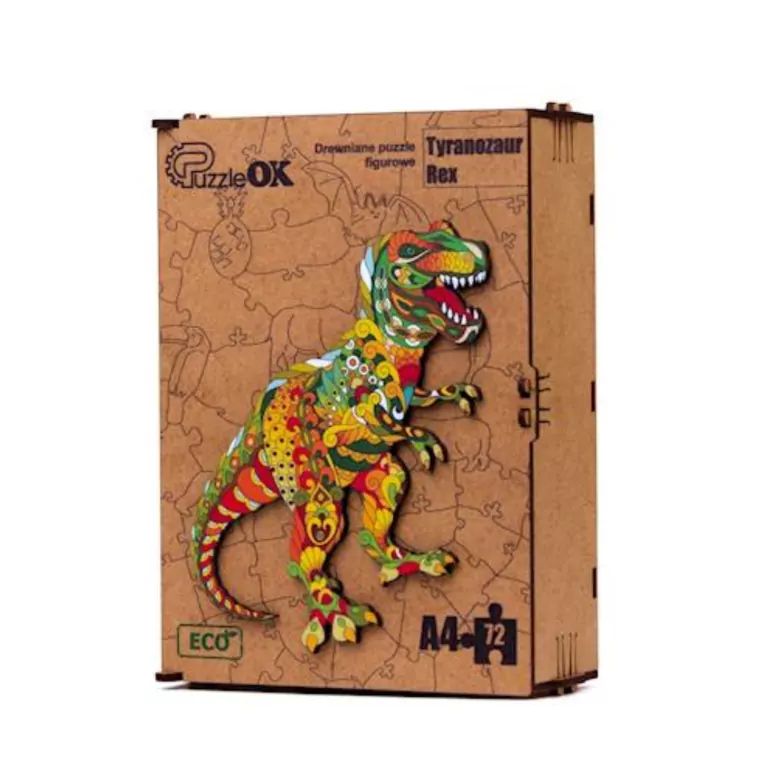 Puzzle drewniane 72. Tyranozaur Rex - tantis.pl