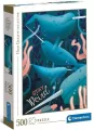 Clementoni. Puzzle 500. Fantastyczne zwierzęta Narwal - tantis.pl