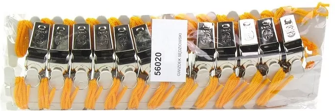 Gwizdek sędziowski, metal 24 sztuki - tantis.pl