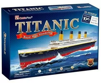 Puzzle 3D. Titanic duże - tantis.pl