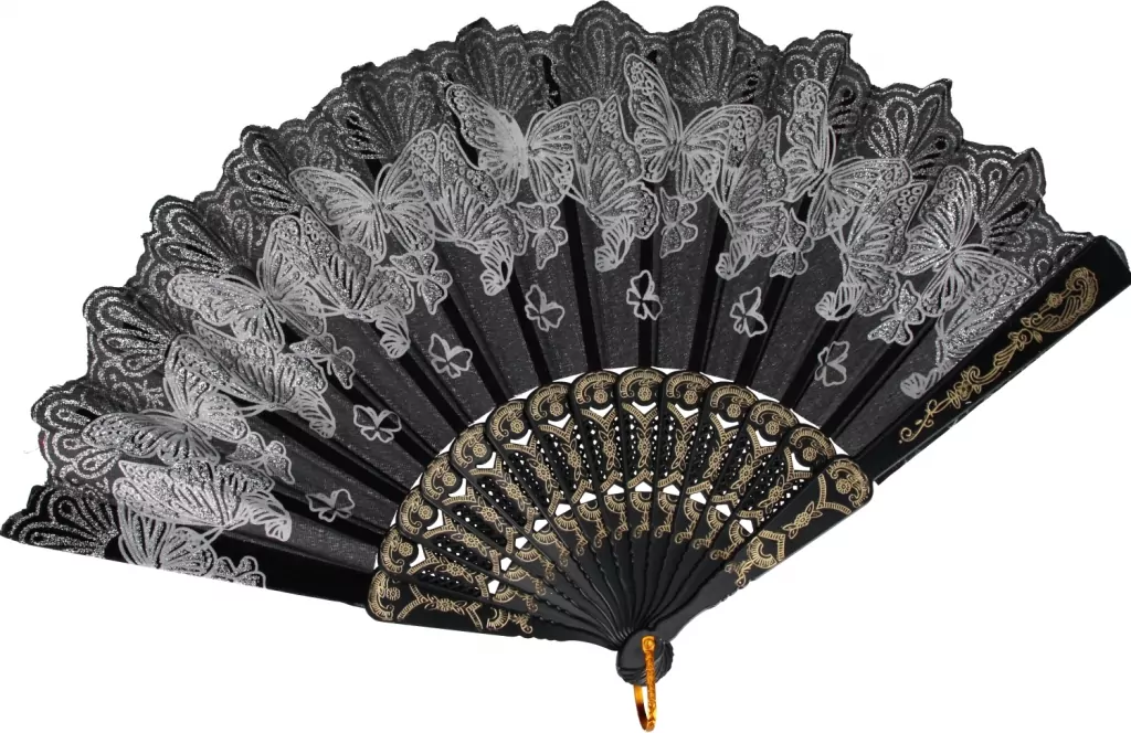 Wachlarz koronka 23cm Mix - tantis.pl