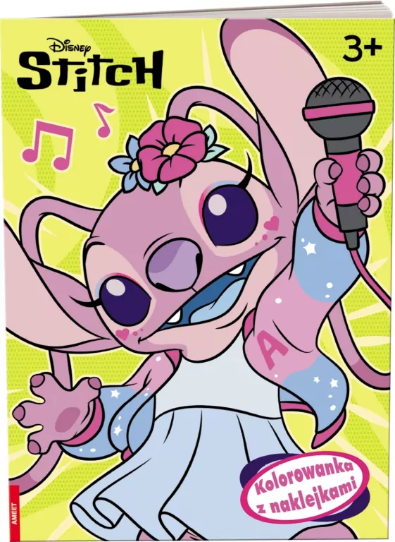 Disney Stitch. Kolorowanka z naklejkami - tantis.pl