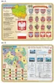 Podkładka edukacyjna. Polskie godło, barwy, hymn, admin. mapa Polski, system władzy w Polsce - tantis.pl