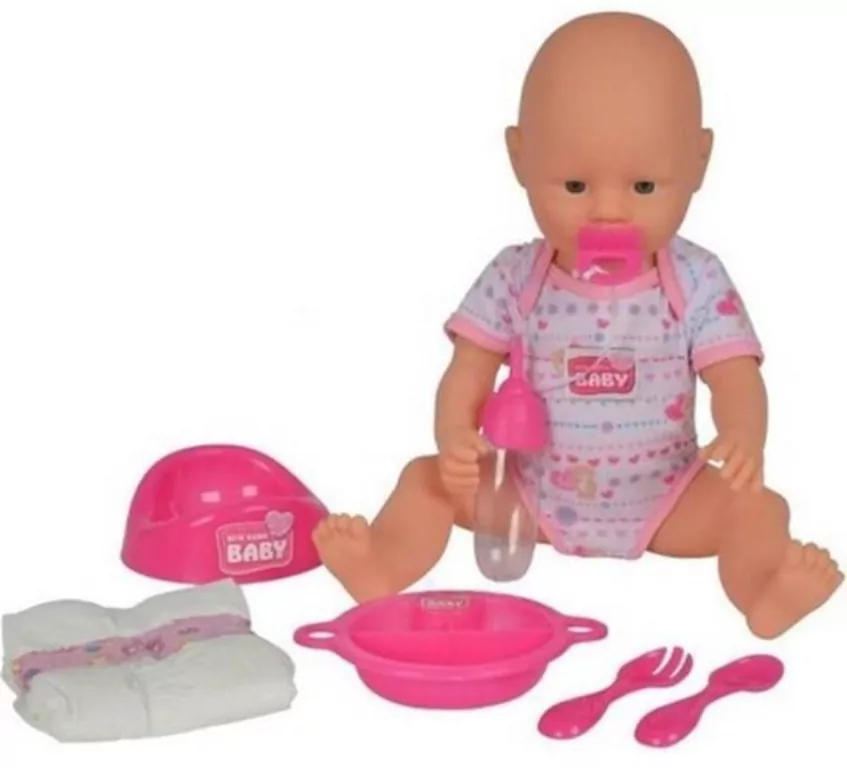 Lalka z akcesoriami New Born Baby - tantis.pl
