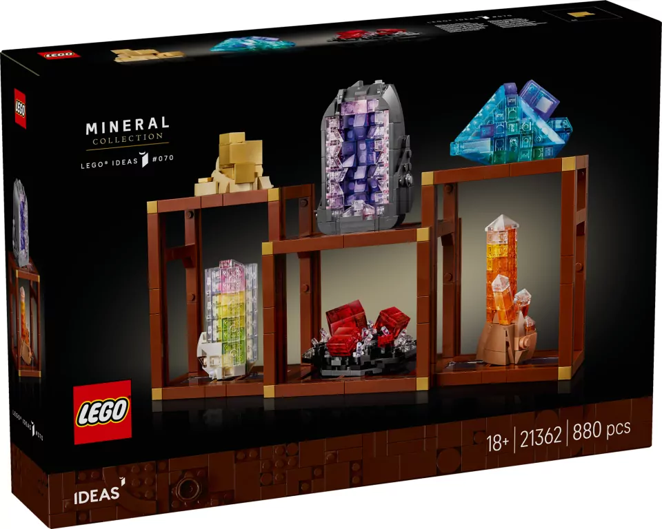 LEGO® Ideas. Kolekcja minerałów 21362 - tantis.pl