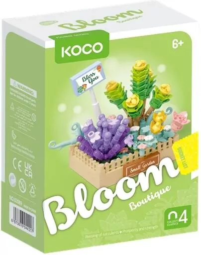 Klocki sukulenty doniczka 232el - tantis.pl