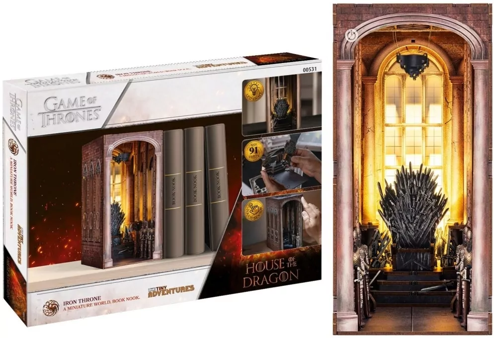 Book Nook - Iron Throne. House of the Dragon - tantis.pl