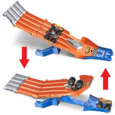 Hot Wheels Monster Truck Wyścig z demolką 2auta - tantis.pl