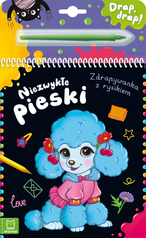 Niezwykłe pieski. Zdrapywanka z rysikiem - tantis.pl