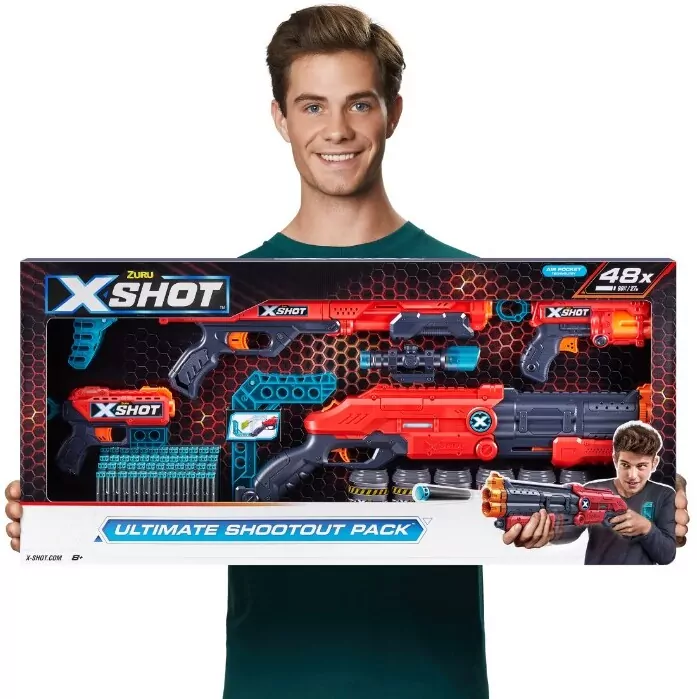 X-SHOT. Excel Ultimate Shootout. Zestaw wyrzutnia - tantis.pl