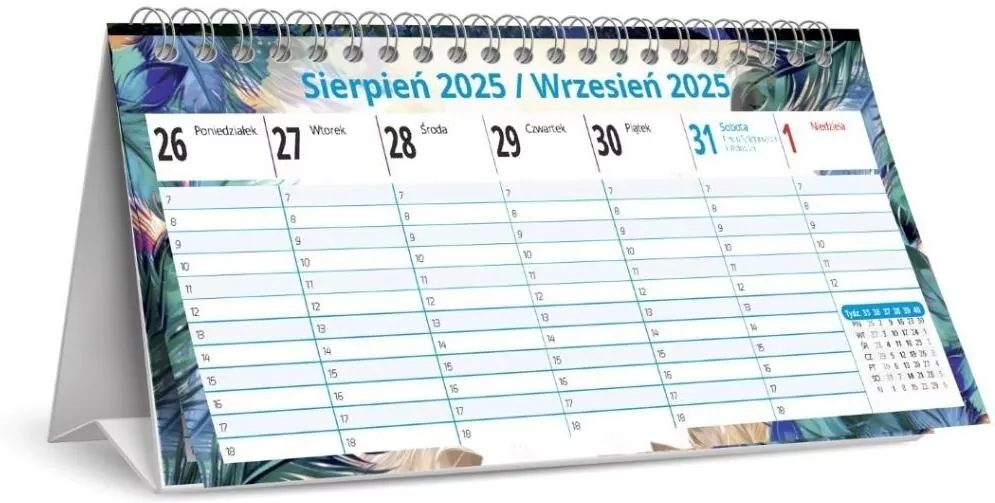 Kalendarz biurkowy 2025/2026 - tantis.pl