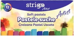 Pastele suche 12 kolorów STRIGO