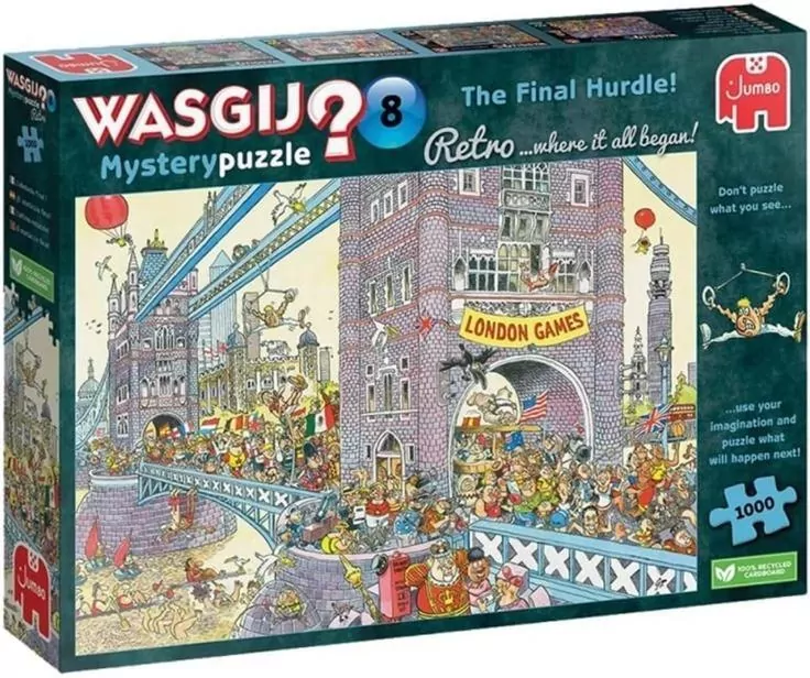 Ostatni bieg. Wasgij Mystery. Puzzle 1000 - tantis.pl
