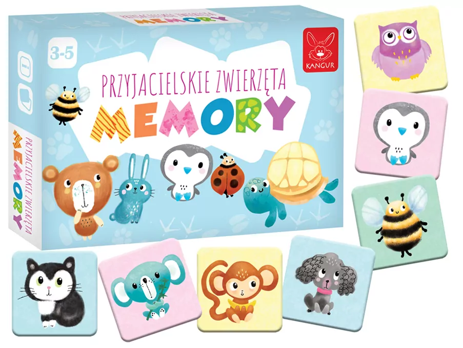 Memory Przyjacielskie Zwierzęta - tantis.pl